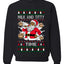 Milk And Titty Time Christmas Sweater, Unisex Ugly Christmas Crewneck Sweatshirts
