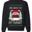 Come Down my Chimney, Unisex Ugly Christmas Sweater Crewneck Sweatshirts