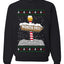 North Pole, Unisex Ugly Christmas Sweater Crewneck Sweatshirts