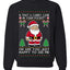 Is That A Candy Cane In Your Pocket Naughty Santa, Unisex Ugly Christmas Sweater, Crewneck Sweatshirts