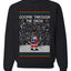 Goopin' Through The Snow Gamer Santa, Unisex Ugly Christmas Sweater Crewneck Sweatshirts
