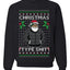 Santa Christmas Type Shit, Unisex Ugly Christmas Sweater Crewneck Sweatshirts