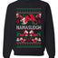 Namasleigh, Namaste Yoga Santa Claus, Unisex Ugly Christmas Sweater Crewneck Sweatshirts