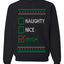 Naughty Nice, Irish, Irish Christmas, Unisex Ugly Christmas Sweater, Crewneck Sweatshirts