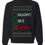 Naughty Nice, Latino, Latin American Humor Christmas Design, Unisex Ugly Christmas Sweater, Crewneck Sweatshirts