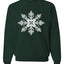 Snowflake, Pretty Holiday Christmas Design, Unisex Christmas Sweater, Crewneck Sweatshirts