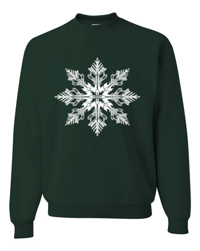 Snowflake, Pretty Holiday Christmas Design, Unisex Christmas Sweater, Crewneck Sweatshirts