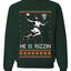 He Is Rizzin, Unisex Ugly Christmas Sweater, Crewneck Sweatshirts