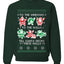 To The Windows To The Walls Till Santa Decks These Halls, Unisex Ugly Christmas Sweater, Crewneck Sweatshirts