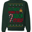 It's Not Going to Suck Itself Funny Candy Cane Ugly Christmas Sweater Crewneck Sweatshirt