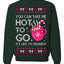 You Can Take Me Hot to Go, Hot Cocoa Viral Song Pop Music Ugly Christmas Sweater Crewneck Sweatshirt