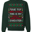 Due to Inflation This is My Ugly Christmas Sweater | Funny Crewneck Sweatshirt