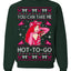 You Can Take Me Hot to Go, Funny Midwest Princess Pop Star Ugly Christmas Sweater Crewneck Sweatshirt