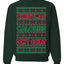 Christmas Calories Don't Count Funny Family Holidays Ugly Christmas Sweater Crewneck Sweatshirt