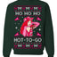 Ho Ho Ho Hot to Go, Funny Midwest Princess Pop Star Ugly Christmas Sweater Crewneck Sweatshirt