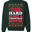 Die Hard is Not a Christmas Movie Classic, McClane Hans Nakatomi Plaza Xmas Party Holiday Movies Ugly Christmas Sweater Crewneck Sweatshirt