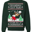 Grandma Got Run Over by a Reindeer Funny Song Movie Ugly Christmas Sweater Crewneck Sweatshirt