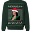 Kamala La La Funny Santa Hat Classic Xmas Song Carol Ugly Christmas Sweater Crewneck Sweatshirt