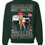Donald Trump Merry Christmas Merica's Full Garbage Truck Ugly Christmas Sweater Crewneck Sweatshirt