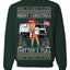 Donald Trump Merry Christmas Shitter's Full Cousin Eddie Ugly Christmas Sweater Crewneck Sweatshirt