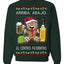 Arriba Abajo Al Centro Pa'Dentro Cheers to Health Salud Ugly Christmas Sweater Crewneck Sweatshirt