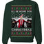 I'll Be Home for Xmas Donald Trump Ugly Christmas Sweater Crewneck Sweatshirt