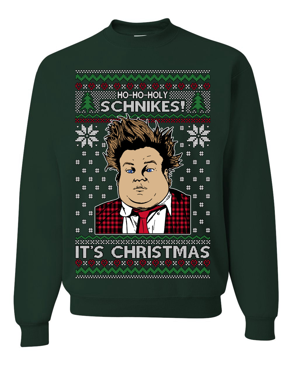 Ho Ho Holy Schnikes Funny 90s Classic Tommy Boy Movie Ugly Christmas Sweater