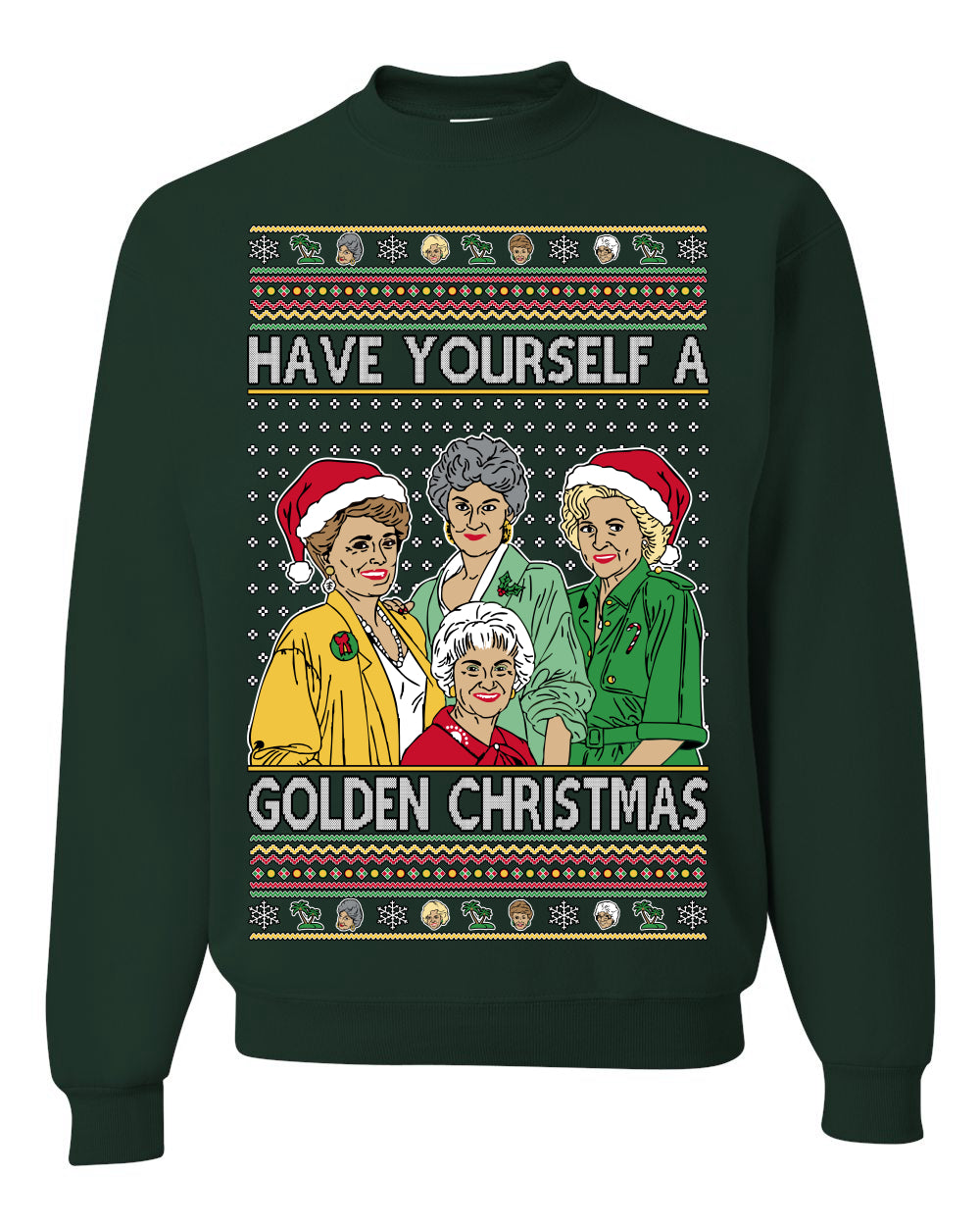 Have Yourself a Golden Christmas Classic TV Show Ugly Christmas Sweater