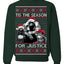 Tis the Season For Justice Harambe Peanut Fred Raccoon Ugly Christmas Sweater
