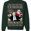 Put the Cookies Down Make America Healthy Again RFK Ugly Christmas Sweater Crewneck Sweatshirt