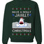Have a Holly Jawlly Christmas, Cute Shark, Ugly Christmas Sweater, Crewneck Sweatshirts