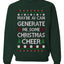 Maybe AI Can Generate Me Some Christmas Cheer, Funy Christmas Unisex Sweater, Ugly Christmas Crewneck Sweatshirts