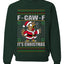 F-CAW-F IT'S CHRISTMAS, Ugly Christmas Unisex Sweater, Crewneck Sweatshirts