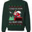 I Could Go Down All Night Long, Ugly Christmas Unisex Sweater, Crewneck Sweatshirts