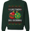 Big and Bobbing, Funny Unisex Ugly Christmas Sweater Crewneck Sweatshirts