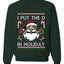 I Put The D In Holiday, Unisex Ugly Christmas Sweater Crewneck Sweatshirts