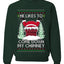 Come Down my Chimney, Unisex Ugly Christmas Sweater Crewneck Sweatshirts