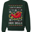 I Like To Jingle Her Bells, Unisex Ugly Christmas Sweater, Crewneck Sweatshirts