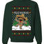 Feliz Navidad Dancing Gingerbread Man, Unisex Ugly Christmas Sweater, Crewneck Sweatshirts