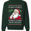 I'm Into Fitness Cookie In My Mouth Santa,Unisex Ugly Christmas Sweater, Crewneck Sweatshirts