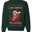 La Mas Chismosa De La Navidad, Unisex Ugly Christmas Sweater, Crewneck Sweatshirts