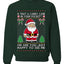 Is That A Candy Cane In Your Pocket Naughty Santa, Unisex Ugly Christmas Sweater, Crewneck Sweatshirts