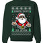 Santa Says 6 7 Meme, Unisex Ugly Christmas Sweater Crewneck Sweatshirts