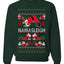 Namasleigh, Namaste Yoga Santa Claus, Unisex Ugly Christmas Sweater Crewneck Sweatshirts