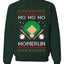Ho Ho Ho Homerun, Baseball Fan Christmas Design, Unisex Ugly Christmas Sweater Crewneck Sweatshirts