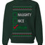 Naughty Nice, Irish, Irish Christmas, Unisex Ugly Christmas Sweater, Crewneck Sweatshirts