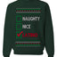Naughty Nice, Latino, Latin American Humor Christmas Design, Unisex Ugly Christmas Sweater, Crewneck Sweatshirts