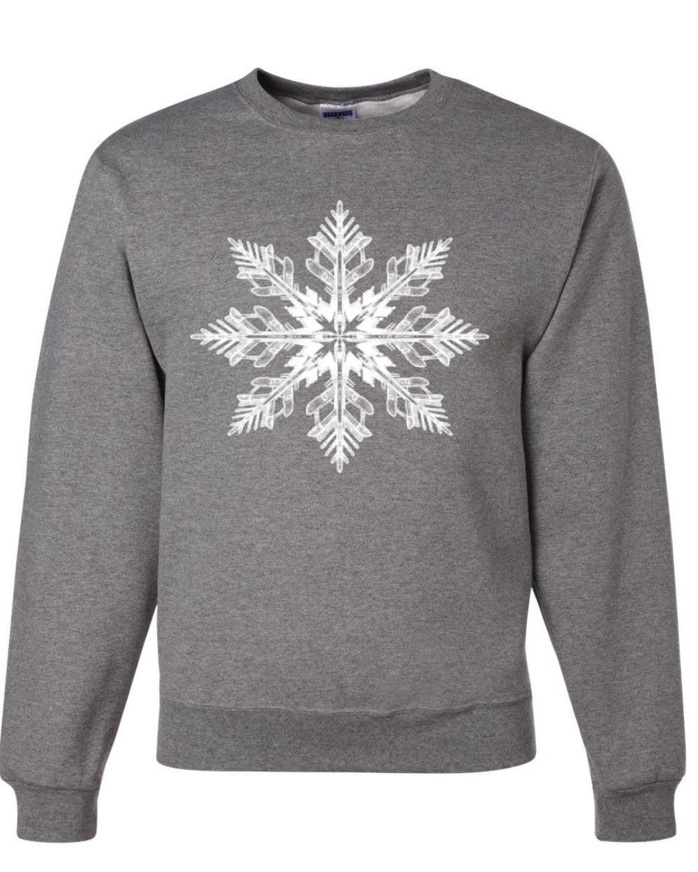 Snowflake, Pretty Holiday Christmas Design, Unisex Christmas Sweater, Crewneck Sweatshirts