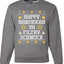 Happy Hanukkah Ya Filthy Schmuck, Unisex Ugly Christmas Sweater, Crewneck Sweatshirts