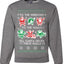 To The Windows To The Walls Till Santa Decks These Halls, Unisex Ugly Christmas Sweater, Crewneck Sweatshirts